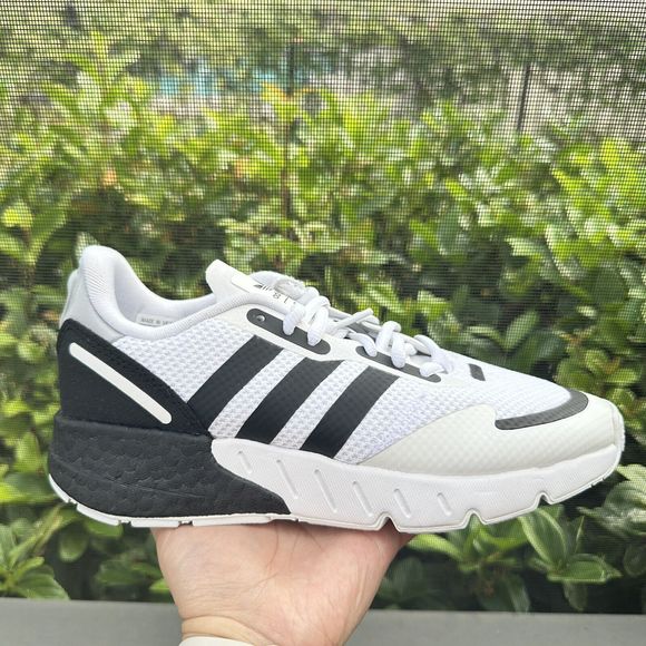 Adidas ZX 1K Boost White Black Men\'s Athletic Shoes FX6510 main image 8